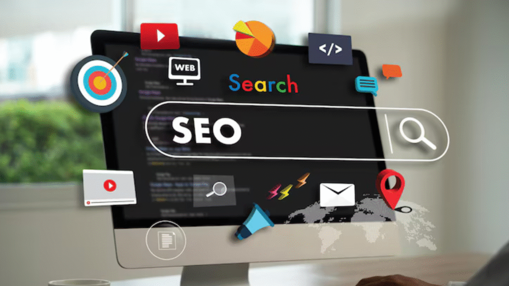 SEO marketing services by KK Leads Point to boost Google rankings and organic traffic